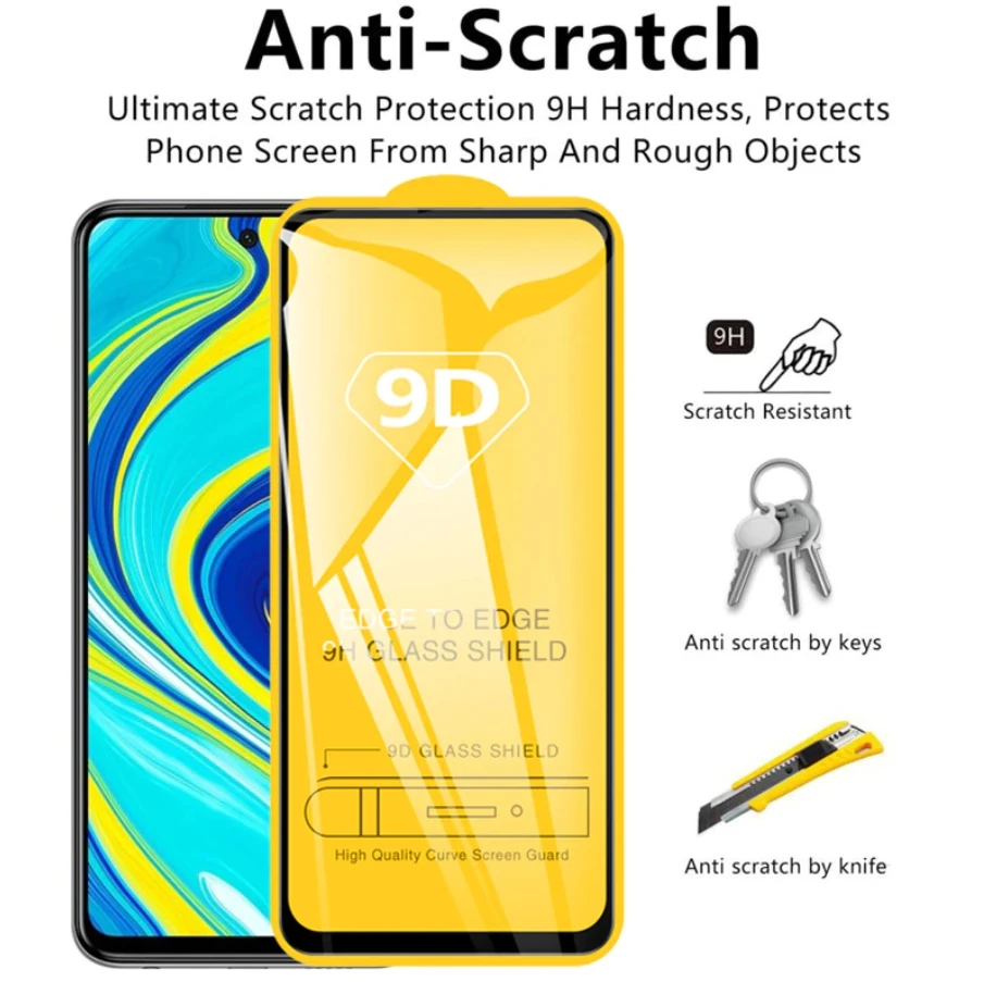 3 pieces full screen protective glass for Xiaomi Redmi 9A, Redmi 9c/redmy 9A/redmy 9C / Redmi 9C NFC