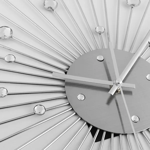 Настенные часы Металл и стразы BigBuy Home