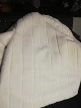 Abrigo de piel de conejo para mujer, chaqueta de piel sintética cómoda, color blanco cálido, manga larga, abrigo de piel Artificial de gran tamaño, Invierno 2020