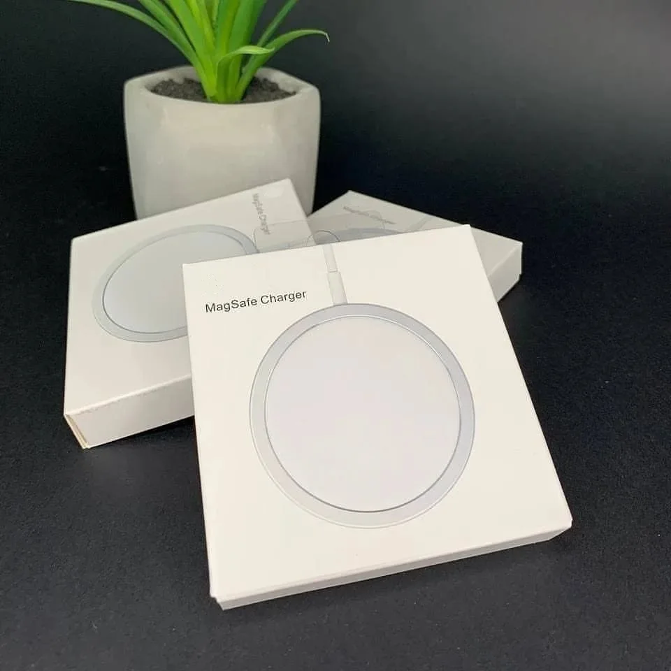 Беспроводная магнитная быстрая зарядка MagSafe USB Type-C для iPhone 12 13 pro max mini зарядное
