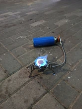 Widesea-quemador de gas a prueba de viento para exteriores, estufa de acampada, encendedor, equipo turístico, parrilla de propano cilíndrica de cocina