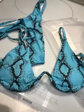 Female Swimsuit Bikini-Set Wire Two-Piece Neon Green V-Shape Women K439 V-Bar