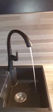 Kitchen Faucet Tap Pull-Out Cold-Mixer Rotating Chrome Matte Black Dual-Water-Modes Hot