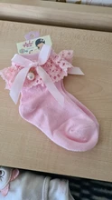 Calcetines con volante de encaje de princesa para niña, medias Retro con volantes y perlas, calcetines de lazo, calcetines cortos de algodón para niño