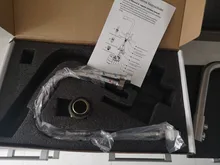 Grifo de cocina con doble Caño cromado, filtro de agua potable, purificador de latón, recipiente, fregadero, mezclador, agua caliente y fría, Torneira