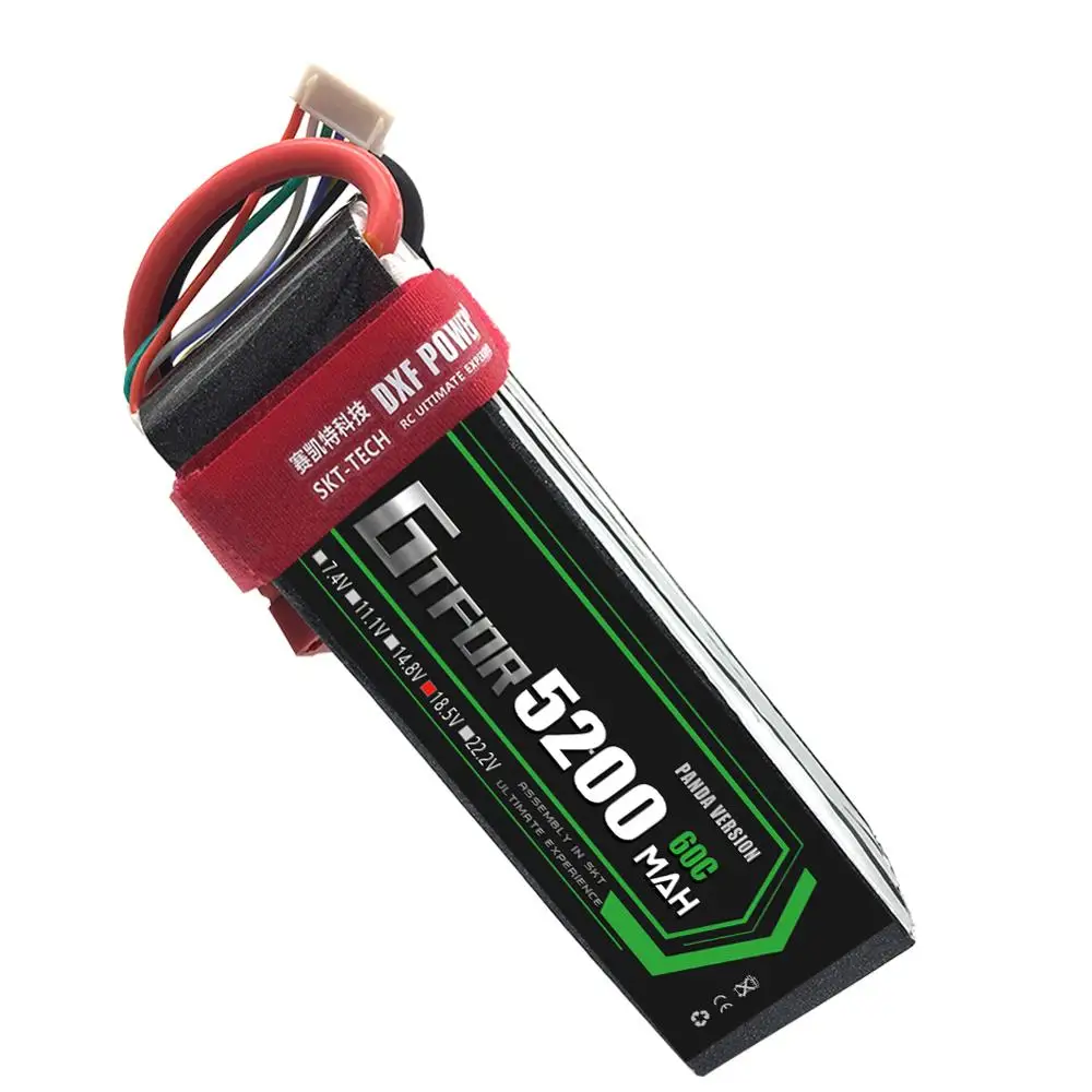 GTFDR RC Lipo батарея 18 5 V 5200mAh 50C Max 100C 5S для вертолета квадрокоптера самолета дрона FPV LOGO