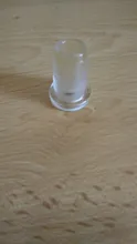Adapter-Connector Bowl Joint Pipe Glass Hookah Female 14mm 10mm Clear AVU for Expander-Reducer