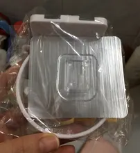 Rack-Organizer Hair-Dryer-Holder Shelf-Storage Bathroom Wall-Mounted ABS for Dia. High-Quality