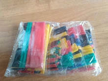 Conjunto de tubos de aislamiento de poliolefina, surtido de encogimiento de calor, Cable de Tubo termorretráctil, 164 Uds.