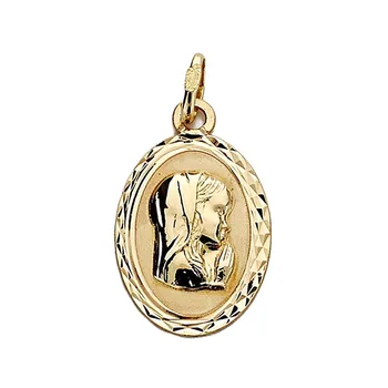 

Medal 18k gold Virgin Nina 20mm. Oval [9017GR] -Customizable-RECORDING INCLUDED IN THE PRICE