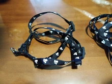 Paw Print Small Dog Harness and Leash Soft Nylon Pet Walking Harness Vest For Chihuahua