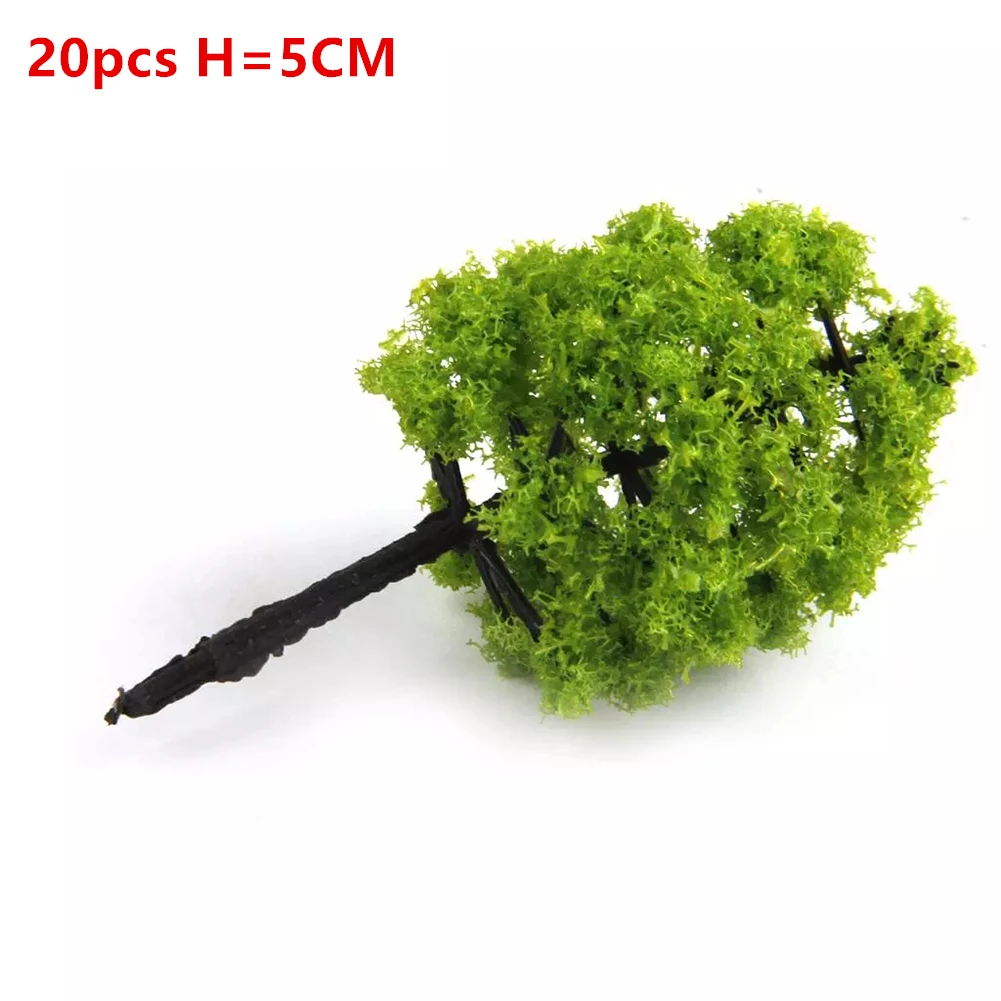 Trees Model Train Railroad Decor Scenery Landscape HO-OO Scale Building Static Grass Tufts Miniature Scenery Wildflowers Flower 