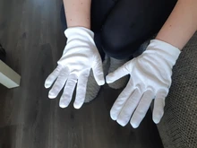 Guantes de trabajo de algodón blanco para hombre, manoplas para manos secas, guantes de SPA con película de manejo, guantes de inspección de ceremonia, guantes de tela, guantes de moneda
