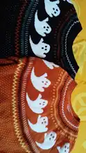 Knit Top Pullover Sweater Women Streetwear Long-Sleeves Ghost-Pattern Girl Gothic Loose