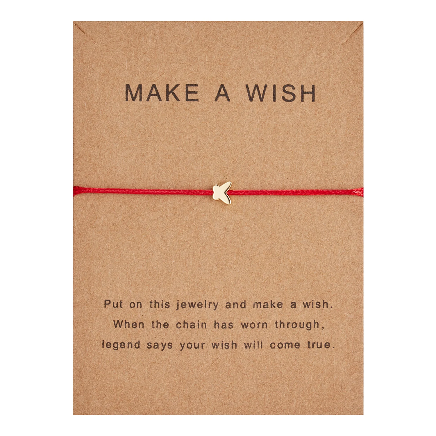 Make a Wish Butterfly Bracelet - Minimalist Handmade Jewelry Gift