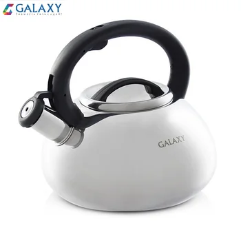 

Kettle with whistle 3l Galaxy GL 9207 made of high quality stainless steel, ergonomic handle with push-button mechanism