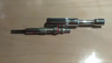 Juego de enchufes de 1/4 pulgadas, herramientas de mano de CRV, hexagonal, 6 puntos de largo, 11 Uds.