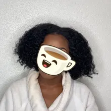 Extensiones de cabello humano Afro rizado para mujer negra, 4 mechones, extensión Natural, Clip de pelo rizado, Color 1b, Super Icon, 8-20 pulgadas