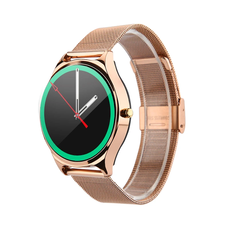 gold steel Смарт-часы CZJW W18 с bluetooth и функцией вызова, воспроизведение музыки, AI SIRI, календарь, калькулятор, запись с экрана, умные часы для мужчин и женщин, android ios - Цвет: gold steel