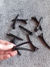 Hair-Clip Styling-Tools Salon Alligator Professional Plastic Black Single DIY 10PCS Prong