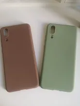Funda de silicona Mate para Huawei P30, P20 Lite, P10, Mate 20, Mate 30, Mate 10 Lite Pro, Mate 9, carcasa trasera de Color caramelo