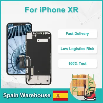 

Grade AAA+ OEM For iPhone XR LCD Touch Screen with 3D Touch TFT Display Digitizer Assembly Replacement Ship From Spain