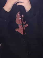 Hooded Sweatshirt Dog-Print Female Oversized Cute Winter Womens for Itself Harajuku