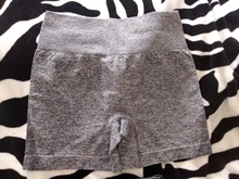 Pantalones cortos deportivos sin costuras para mujer, de cintura alta, con realce, ajustados para entrenamiento, 2020