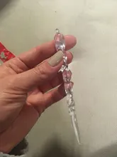 3/6/12 Uds Navidad 2020 adornos navideños para el hogar de hielo árbol de Navidad ornamento colgante falso Icicle accesorios Año Nuevo 2021