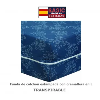 

TEXTURES HOME-mattress Cover printed BREATHABLE L zip