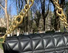 Bandoleras acolchadas con cadena gruesa para mujer, bolsos de mano acolchados, de marca, 2020