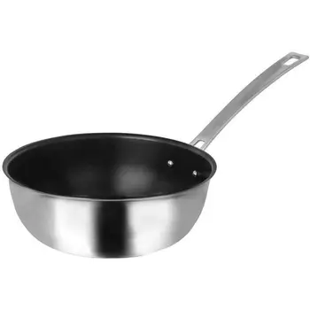 

SITRAM Skillet HORECA R-712302-coated stainless Steel Ø 24cm-All heat sources, including induction