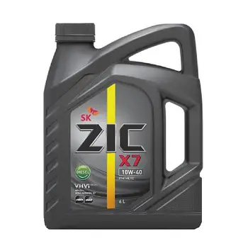 

Engine oil ZIC X7 diesel 10W-40 6 L