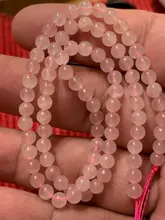 Matte Beads Jewelry Diy Bracelet Cracked Making-Minerals Natural-Stone Frost for Dull