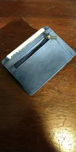 Coins Wallet Purse Money-Clip Credit-Card-Cases Magic Zipper Unisex ID Nubuck CUIKCA