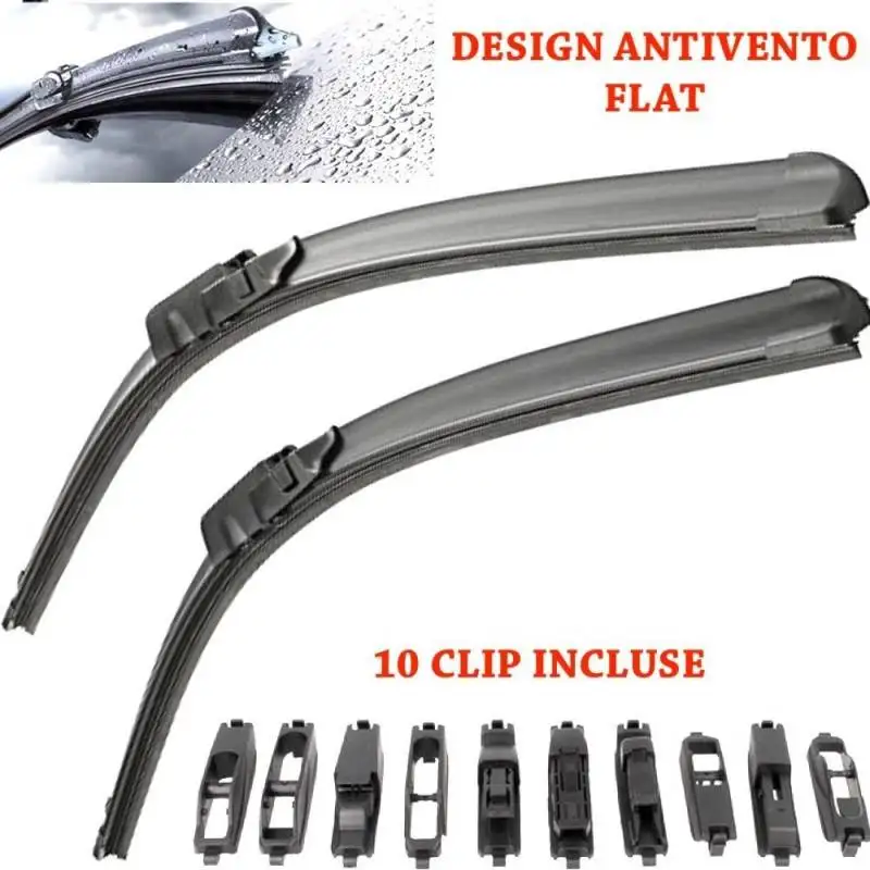 Kit 2 Wiper Blade windshield front AeroTwin for FORD FIESTA COURIER from 09/91 to 02/96 | Автомобили и мотоциклы
