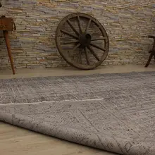 Ковер старый Анатолий, серый ковер ручной работы винтажный домашний стиль, серый килим домашний дизайн