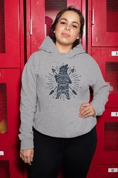 

Angemiel Wear Arrows Inside Bear Gray Women 'S Hooded Sweatshirt