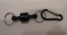 Soporte de liberación de herramientas magnéticas para pesca, Clip de liberación de red de Retractor de pesca con mosca con llavero, mosquetón, pinza para pesca 2020