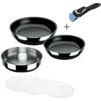 

INOXIBAR 15448 D'Artagnan Set non-stick pans-20 cm and 24 cm + Sautex 24 cm
