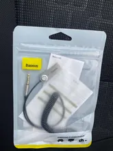 Baseus-Adaptador AUX Bluetooth, cable dongle para coche, conector de 3.5mm, 5.0 4.2, AUX Bluetooth 5.0 4.2, receptor y transmisor de audio y música