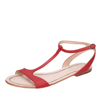 

MISS UNIQUE sandals women leather red