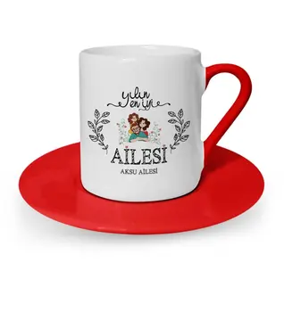 

Personalized The Year 'S Best Family Red Turkish coffee Cup-1