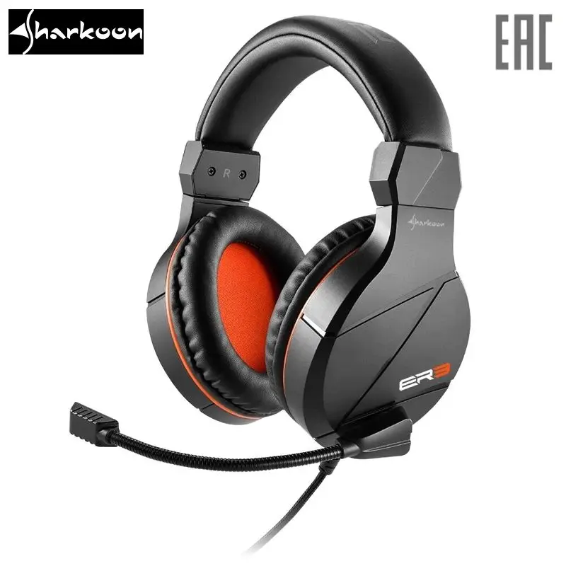 Headset Sharkoon Rush ER3 wired 20-20000 Hz 32 Ohms 94 dB color: black |
