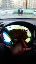 Gafas de esquí antiniebla de doble capa para hombre y mujer, máscara de esquí grande, protección UV400, esquí, nieve, invierno, novedad