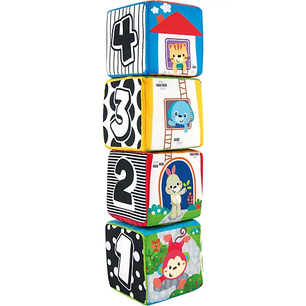 Мягкие кубики WinFun Животные|Развивающие коврики| |