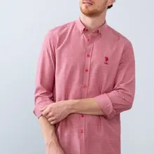 Uss. POLO ASSN. Мужские тканые Gomlek