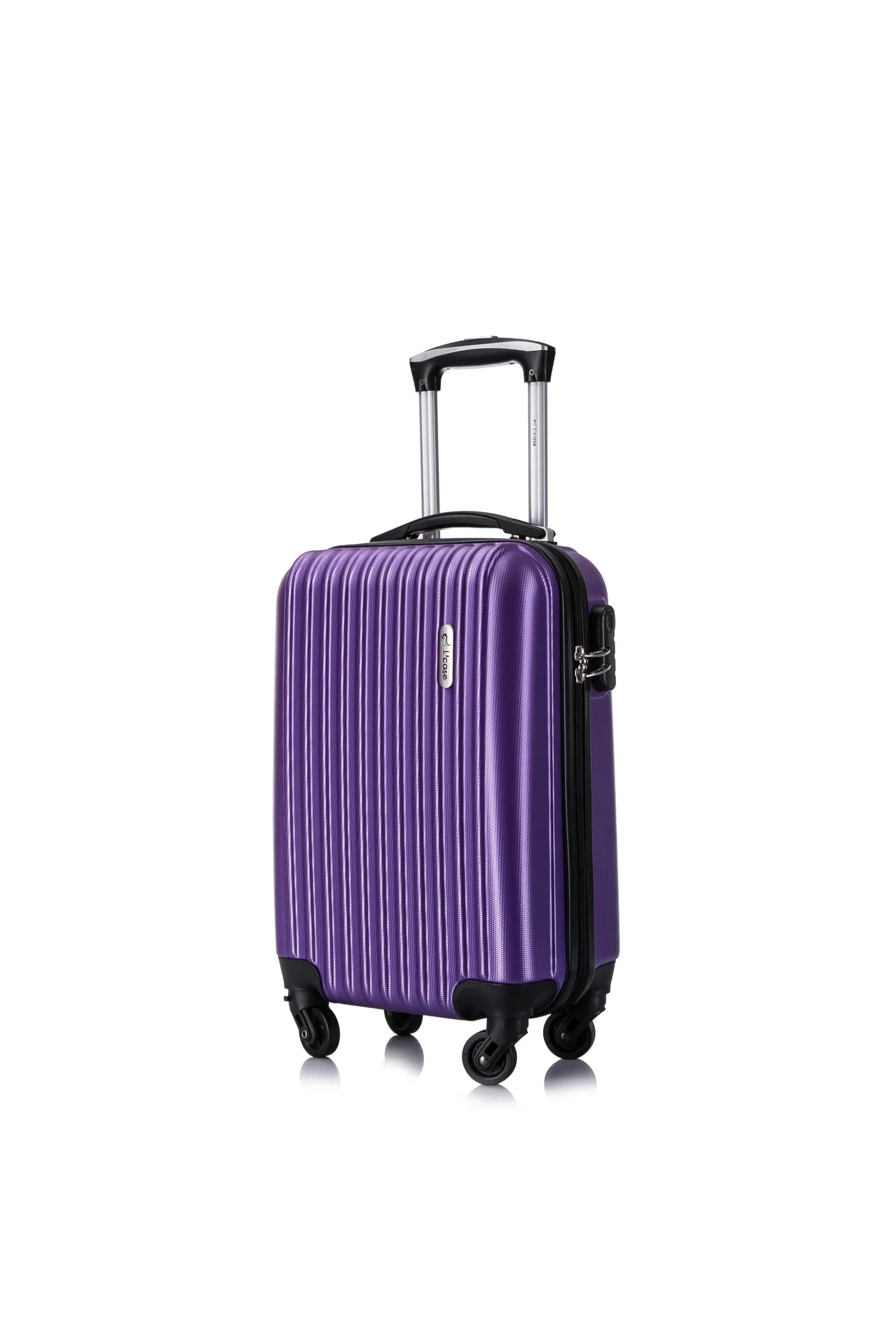 the purple suitcase