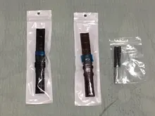 Correa de reloj con patrón de bambú, correa de reloj de cuero genuino con hebilla de mariposa de doble presión, accesorios de relojes de 12-24mm