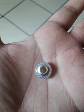 Cuentas de cristal de Murano luminosas para fabricación de joyas, abalorio de Color plateado, rosa, Original, para pulsera